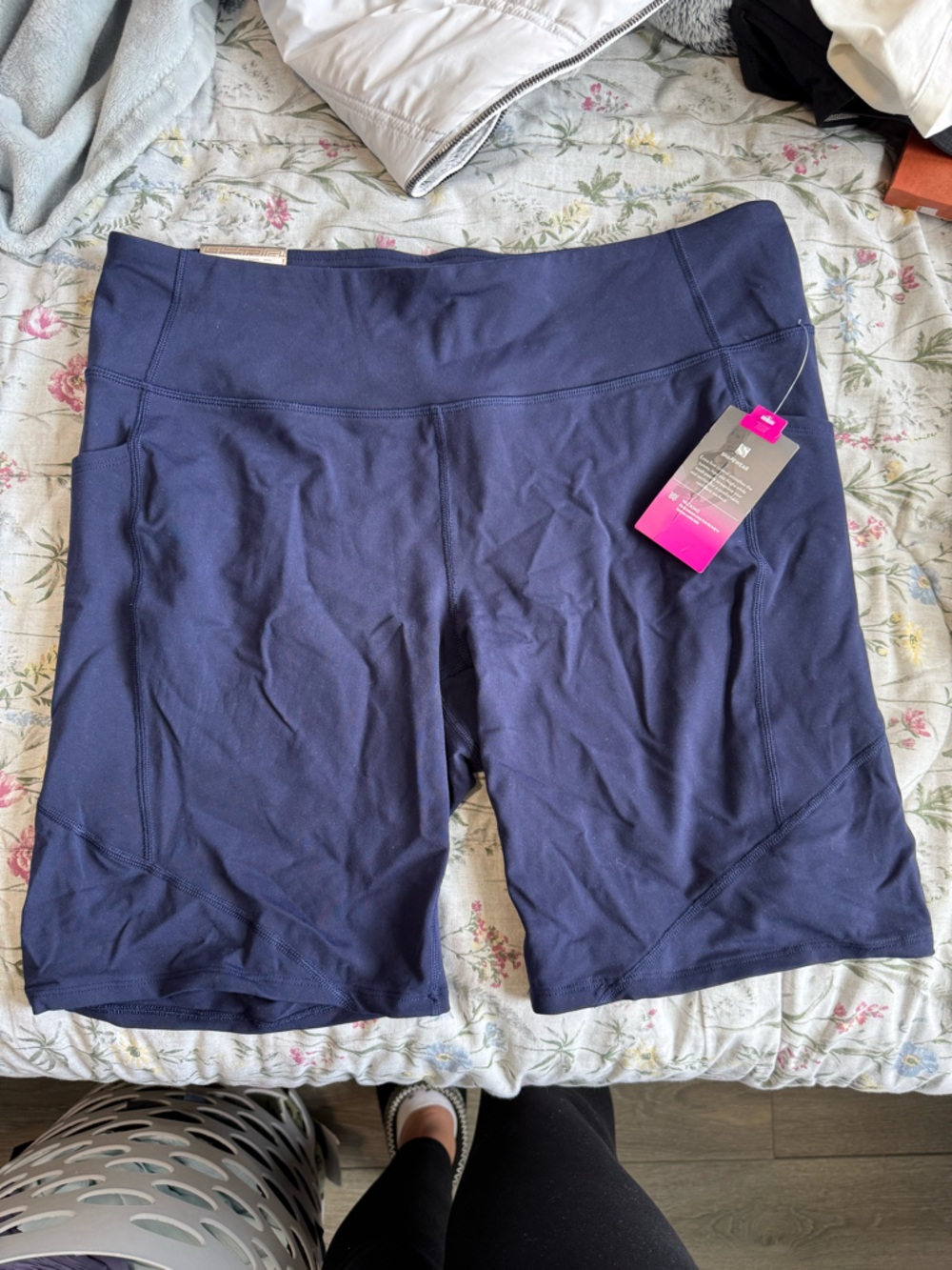 Kohl's Navy Blue Women's Athletic Bike Shorts